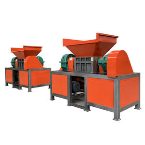 Vanest công nghiệp phế liệu kim loại đồng nhôm lon Shredder/đôi trục lốp Nhà nhựa Shredder máy cho kim loại