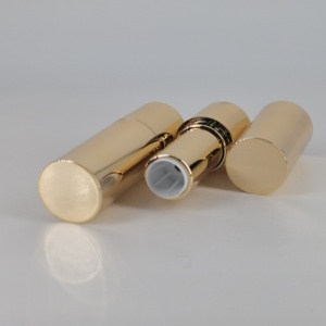 New Arrival Golden ABS <b>Lipstick</b> Tube Empty Cosmetic Cases 4g <b>Custom</b> Color & Logo Lip Balm Case for Makeup - Product Image 4