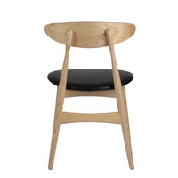 Tables et chaises en bois de meubles commerciaux modernes dinant l'ensemble pour le restaurant