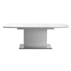 <span class=keywords><strong>Table</strong></span> de salle à manger extensible à haute brillance blanche de meubles luxueux de Offre Spéciale pour l'événement à la maison de 4 6 personnes - Product Image 4