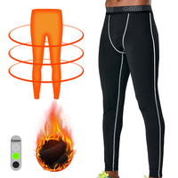 Couche de base thermique pour hommes Pantalon long collant thermique de ski Pantalon serré thermique de moto Snowboard Vêtements thermiques de golf Vêtements thermiques
