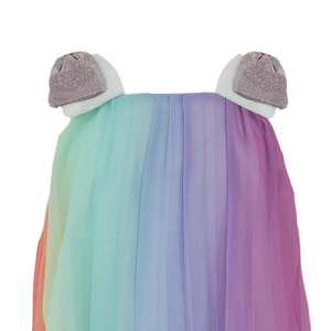 Vestido <span class=keywords><strong>de</strong></span> malla con cuello redondo personalizable, traje <span class=keywords><strong>de</strong></span> niña unicornio con lentejuelas brillantes <span class=keywords><strong>para</strong></span> <span class=keywords><strong>fiesta</strong></span> informal <span class=keywords><strong>para</strong></span> niños, diseño <span class=keywords><strong>de</strong></span> patrón <span class=keywords><strong>de</strong></span> dibujos animados - Product Image 3