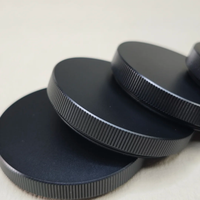 Pièces détachées pour objectifs d'appareil photo en aluminium anodisé noir, usinées sur commande par CNC 5 axes, non standard, BOSX, accessoires métalliques
