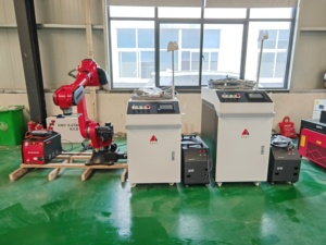 Robot de soudage Cobot <span class=keywords><strong>Tig</strong></span> pour l'aluminium et l'acier inoxydable, soudeuse-coupeuse laser à fibre robotisée automatique à 6 axes avec positionneur - Product Image 2