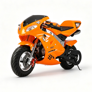Mini moto de poche tout-terrain 49cc 4 temps refroidie par air, homologuée CE, avec décalcomanie personnalisée pour jeunes - Product Image 5