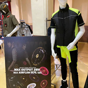 ביגוד קירור מאוורר חדש לגברים, עמיד בחום, לעבודה במקפיא, מאוורר קירור לעבודה בחוץ - Product Image 4