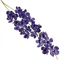 Tiges d'orchidées Vanda à imprimé léopard, 22 têtes, fleurs artificielles Phaenopsis, fausses fleurs pour mariage, hôtel, décoration florale de la maison