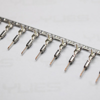 Muestras Gratis Conector de Terminales Macho MQS de 1.60mm, Conector de Terminal de Latón para Arnés de Cableado Automotriz, Fabricado en China