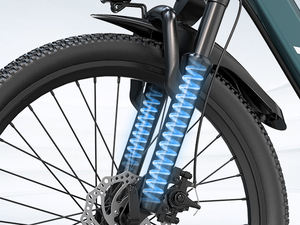 Vélo Électrique Urbain Cruiser 250W Élégant, Roues 26 Pouces, Batterie Amovible 36V, Frein avec Amortisseur, Autonomie 64 km, pour la Montagne - Product Image 5