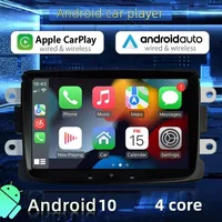 Lecteur multimédia automobile 8 pouces pour Renault Logan/Dokker/Duster/Sandero/Lodgy/Captur/Symbol CarPlay/Android Auto/GPS/Rétroviseur 1 an de garantie