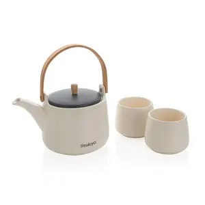 Service à thé en céramique Ukiyo, merchandising personnalisé - Product Image 1