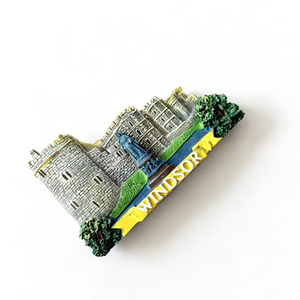 Recuerdo de Resina con Temática del Castillo de <span class=keywords><strong>Windsor</strong></span> para Decoración del Hogar, Imán de Refrigerador Personalizable - Product Image 6