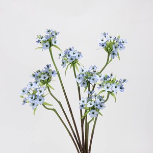 Haiyi Velvet <b>Artificial</b> <b>Flowers</b> <b>White</b> Silk Hydrangea Bouquet Home Decor Wedding Props European Style - Product Image 2