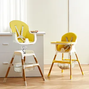 เก้าอี้บาร์ที่นั่งเด็กแบบ Tetachable 2ใน1และเก้าอี้รับประทานอาหารสำหรับเด็กทารก