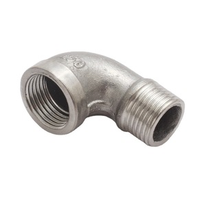 ข้อต่อท่อเหล็กสแตนเลส 90 องศา ขนาด 4 นิ้ว เกลียวในและเกลียวนอก สำหรับงานประปา - Product Image 4