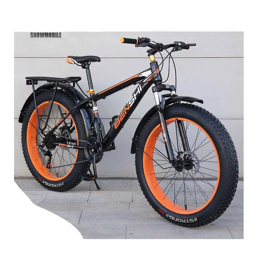 XINUONUO مصنع قوي دراجة هوائية جبلية الدهون الاطارات سنو الدراجة ، الجملة 20/26 بوصة الثلوج الدراجة مع 4.0 دراجة بإطارات سميكة