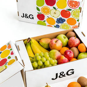 Prix de gros, emballage pour avocats, plateau en carton ondulé recyclé, durable, pour légumes frais, boîte d'expédition - Product Image 2