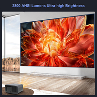 Projecteur vidéo Touyinger Q12W Pro haute luminosité 4K, 3G+128G Android Beam LCD 1080P, projecteur home cinéma