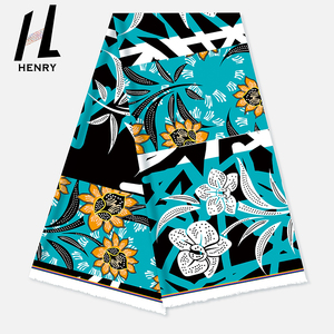 Vibrant Floral in vải polyester cho váy váy thời trang trang phục - Product Image 6