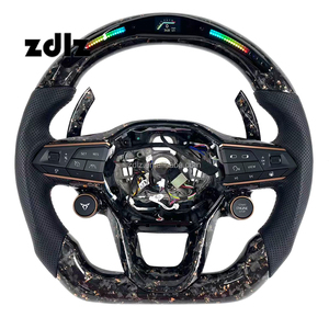 Volante de Fibra de Carbono Forjado LED Personalizado para SEAT Cupra <span class=keywords><strong>Leon</strong></span> X 1 FR MQB EVO PQ - Product Image 1
