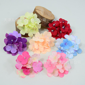Cabezas de Flores de Hortensia Artificiales Dongchen Crafts, Flores de Seda en Miniatura para Decoraciones de Boda, Decoración del Hogar, Exhibición de Escritorio - Product Image 3