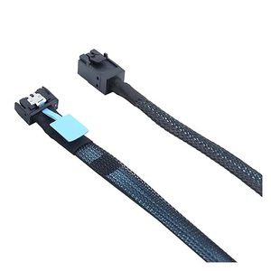 PCIE Gen5 <span class=keywords><strong>Slimline</strong></span> SFF-8654 MCIO 4x38P a SAS HD cavo adattatore per Server SFF-8643 - Product Image 3