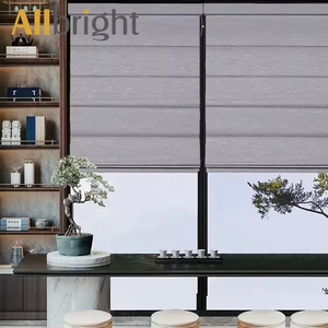 Roman <b>Shades</b> <b>Blinds</b> Motorized Blackout Window Customized Roman <b>Blind</b> <b>Shades</b> - Product Image 2