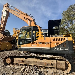 High Efficiency Hyundai 210LC-9S Wheeled Excavator for Road Construction Excavation Pre-<b>Owned</b> Engine Motor Pump Gearbox Gear PLC - Product Image 1