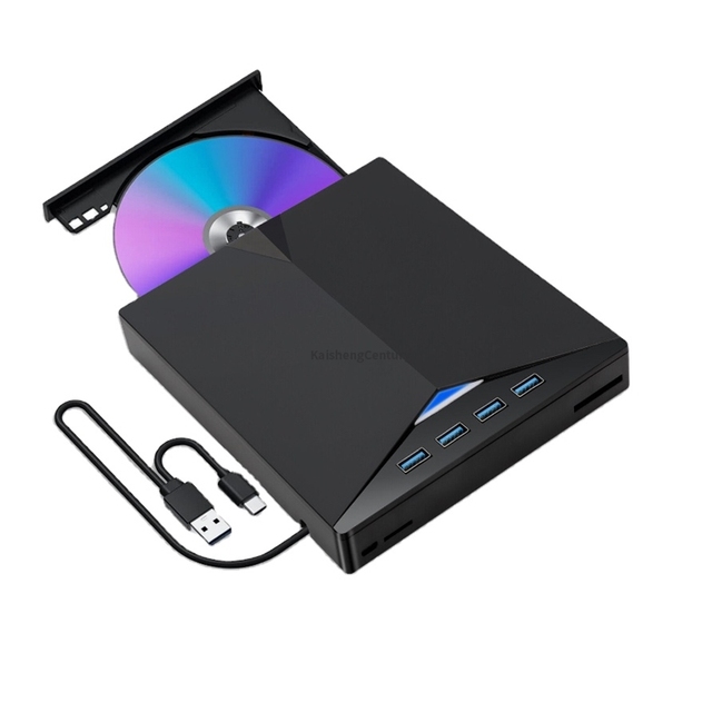 Factory Price USB 3.0 External CD DVD Drive Writer Burner Reader Player for Laptop Desktop Windows 7 8 10 11
