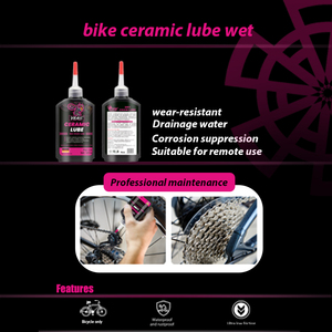 Lubricante de carreras profesional para ciclismo, cadena de cerámica para clima húmedo, limpiador de cadena líquida de aceite, cadena de cerámica húmeda, espray de aceite - Product Image 4