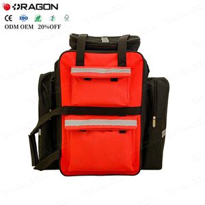 Groothandel OEM waterdichte Oxford materiaal rode kleur handmatige voeding lege medische <span class=keywords><strong>trauma</strong></span> outdoor nood EHBO rugzak - Product Image 4