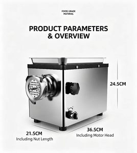 Picadoras de Carne Comerciales al por Mayor, de Alta Potencia, la Mejor Calidad, Máquina <span class=keywords><strong>Picadora</strong></span> Eléctrica Inteligente y Automática - Product Image 5