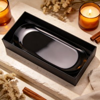 Kit de Soins pour Bougies Parfumées de Luxe 3 Pièces Marque Privée OEM – Plateau à Bougies, Coupe-Mèche et Éteignoir Personnalisables – Décoration Maison Moderne