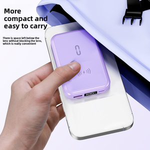 Batterie externe magnétique sans fil à charge rapide 20W 10000mAh avec <span class=keywords><strong>c</strong></span>âble imprimé UV pour téléphones mobiles, idéale pour les cadeaux promotionnels - Product Image 4