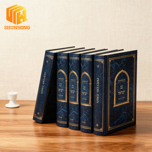 พิมพ์หนังสือปกแข็งคุณภาพสูงระดับพรีเมียม ผิวสัมผัสหนัง พร้อมปั๊มฟอยล์ทองคำเต็มเล่ม - Product Image 1
