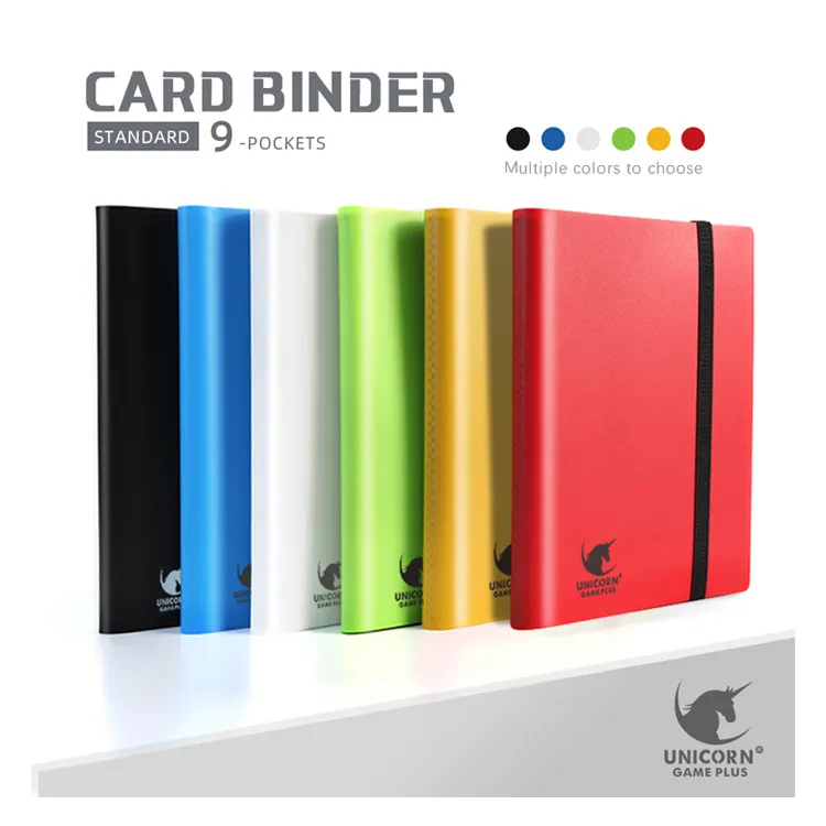 CB003 özel ticaret kartı Binder 9 cep fotoğraf albümü koleksiyoncular ve hobi için PP kart kollu