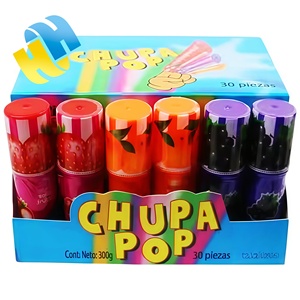 Vente en gros Bonbons Halal Boîte Mélange d'arômes aux <span class=keywords><strong>fruits</strong></span> DIY Crayon Rouge à lèvres Sucette Jouet pour enfants Rouge à lèvres Bonbons Jouet OEM - Product Image 4