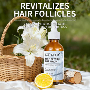 Sérum capillaire organique aux peptides 60ml, végétalien, usage quotidien pour cheveux abîmés, favorise la croissance et l'épaississement, parfum naturel à l'huile d'argan, anti-chute de cheveux - Product Image 2