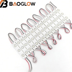 DC12V SMD 2835 1W 160 °   โมดูล LED ความสว่างสูง กันน้ำ IP65 สีขาวอบอุ่น แดง น้ำเงิน เหลือง ชมพู สำหรับป้ายไฟ LED - Product Image 4