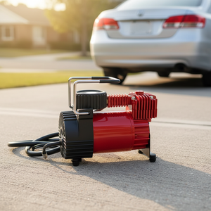 Kit de gonflage de pneu automatique de machine de gonfleur de pneu de voiture portative de 12V avec la <span class=keywords><strong>pompe</strong></span> à <span class=keywords><strong>air</strong></span> pour le gonflage et le dégonflage de véhicule - Product Image 2