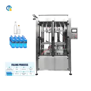 New Design SUS304 600bph Automatic fluid filling machine oil Glass water bottle liquid filling machine