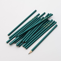 Crayons hexagonaux en bois verts 2B en vrac pour l'école, le dessin, le croquis, la papeterie pour enfants, vente en gros