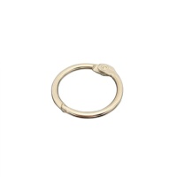 Anneaux de reliure métalliques en gros, nickelés, pour reliure de livres, albums de scrapbooking DIY, 20mm-50mm, en stock