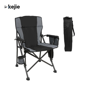 Ghế xếp dã ngoại bằng thép có thể điều chỉnh nhiệt độ USB, in logo tùy chỉnh, chất liệu vải hiện đại, dùng cho câu cá, bán buôn. - Product Image 1