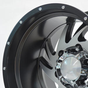 Roulements, moyeux de roues pour voiture, <span class=keywords><strong>15</strong></span> <span class=keywords><strong>pouces</strong></span>, alliage d'aluminium noir, 4x4, vente en gros, <span class=keywords><strong>jantes</strong></span> en fonte pour SUV - Product Image 4