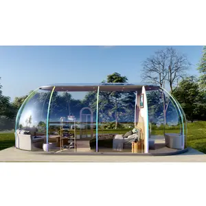 Lucidomes Custom Size Outdoor Igloo Tent PC Clear Bubble Transparent Tent Waterproof Dome Tent Clear Bubble Dome