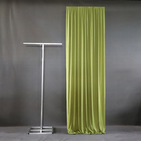 Support de rideau multifonctionnel en fer avec design inclinable réglable pour support de toile de fond de photographie de mariage