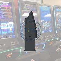 Fungsi penukaran tiket Terminal pembayaran mandiri vertikal untuk Game Online pompa bensin termasuk papan Game garansi 1 tahun