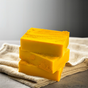 Oem New Sáng Trên Khuôn Mặt Đốm Đen Remover Chanh Hữu Cơ Nghệ Và Kojic Axit Xà Phòng Làm Bằng Tay - Product Image 2