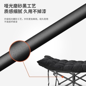 Lit de camping pliable portable, léger, en métal, pour l'extérieur, design rectangulaire simple, pour adultes - Product Image 1